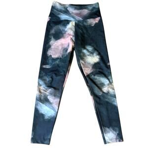 Oysho Ankle Length Abstract Print Yoga Gym Comfy Stretch Ankle Leggings
